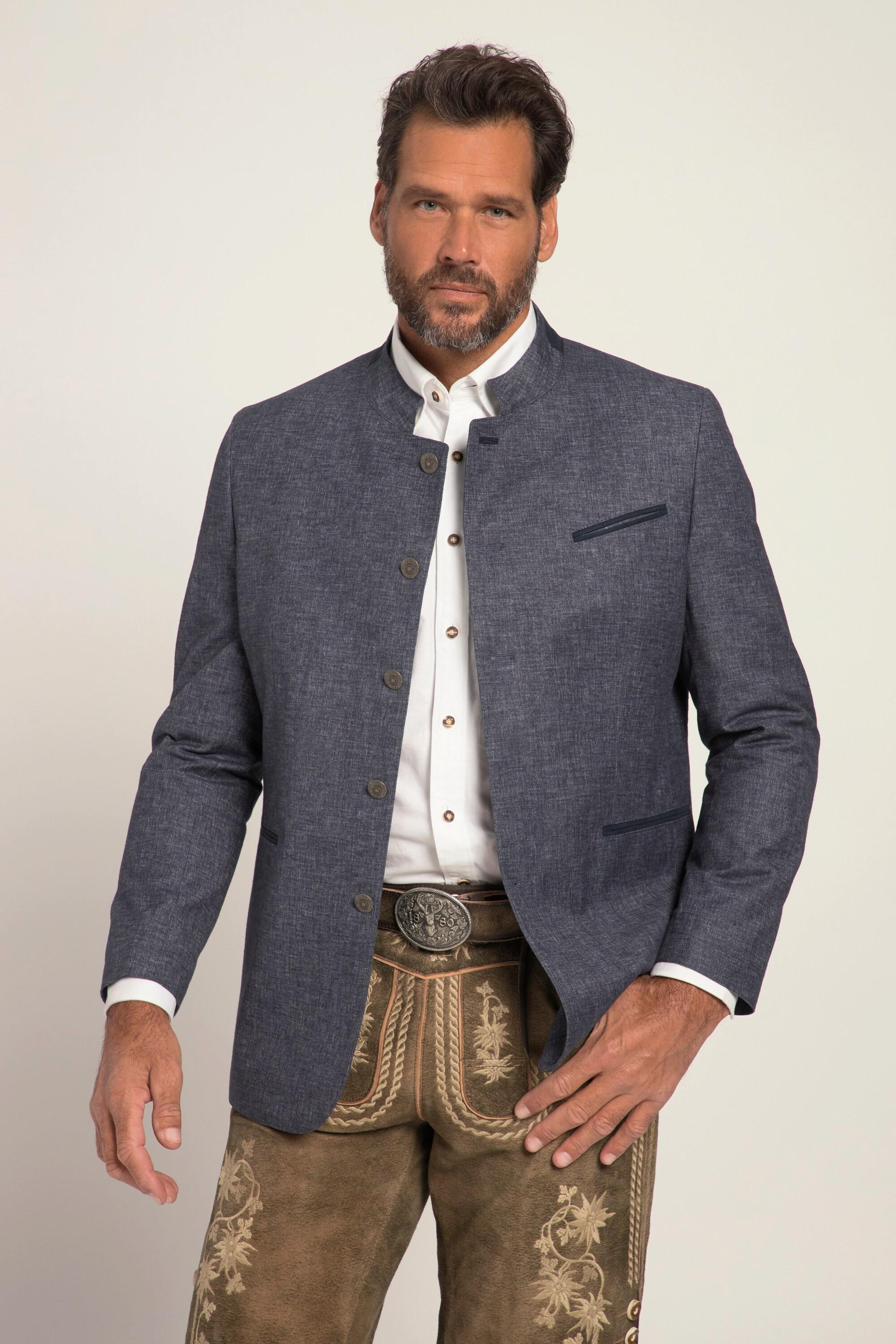 JP1880  Veste mélange de lin et doublure traditionnelle - jusqu'au 72 