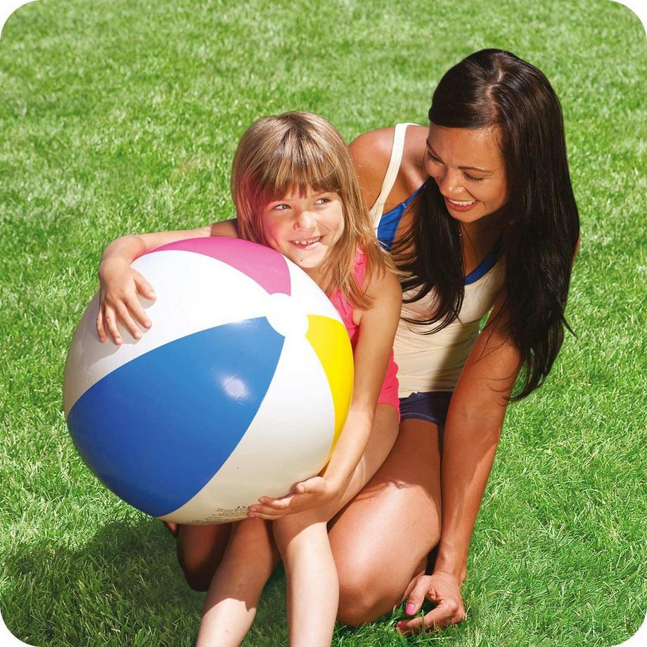 B2X  Pallone da spiaggia gonfiabile Arcobaleno 61 cm INTEX 59030 