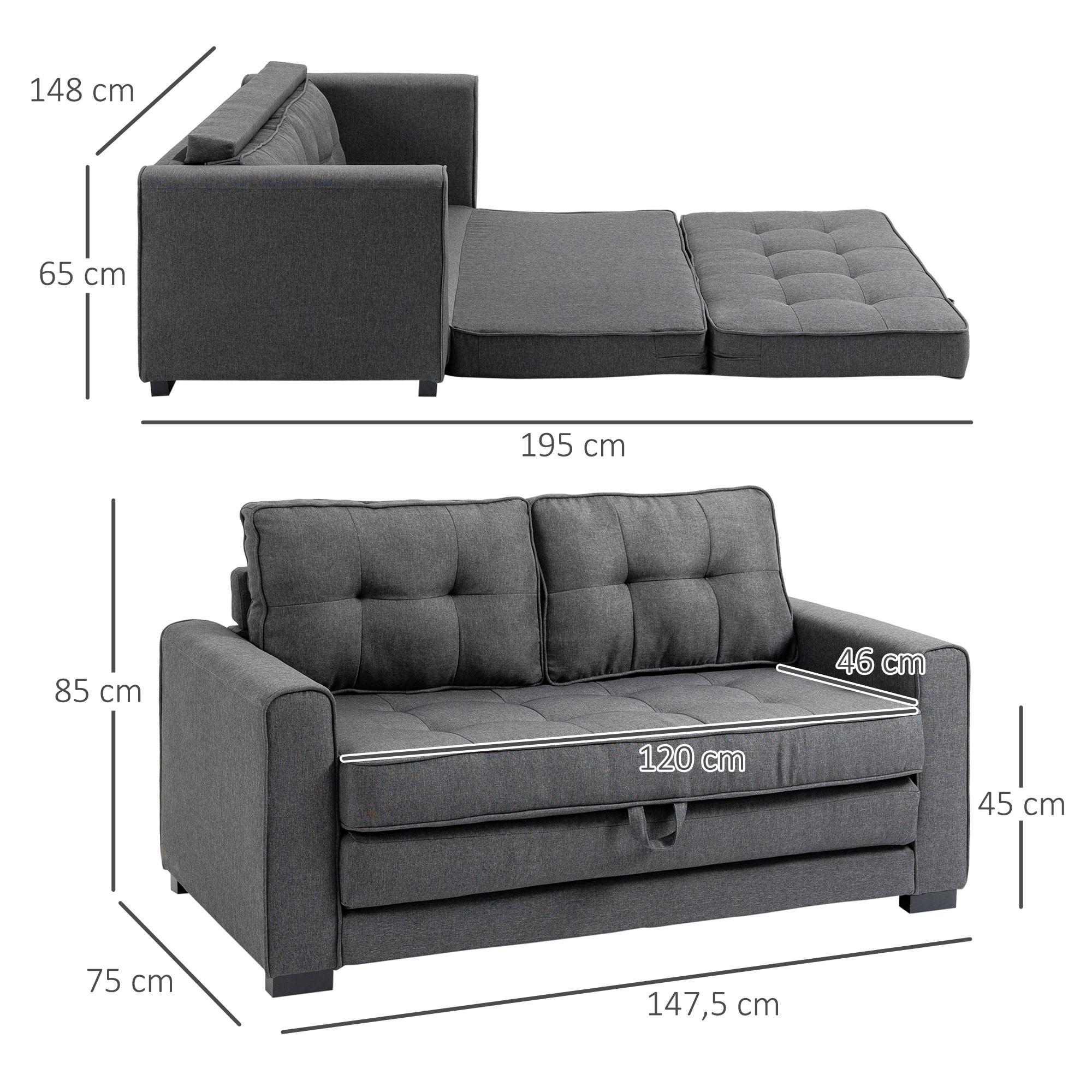 HOMCOM Schlafsofa  