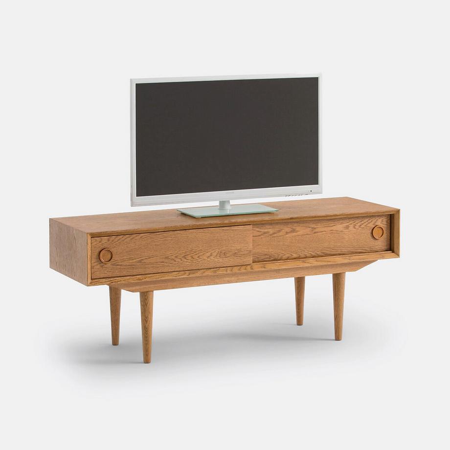 La Redoute Intérieurs TV-Möbel Quilda mit 2 Schiebetüren  