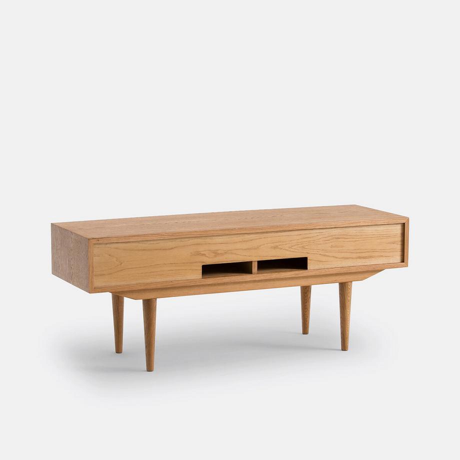 La Redoute Intérieurs TV-Möbel Quilda mit 2 Schiebetüren  