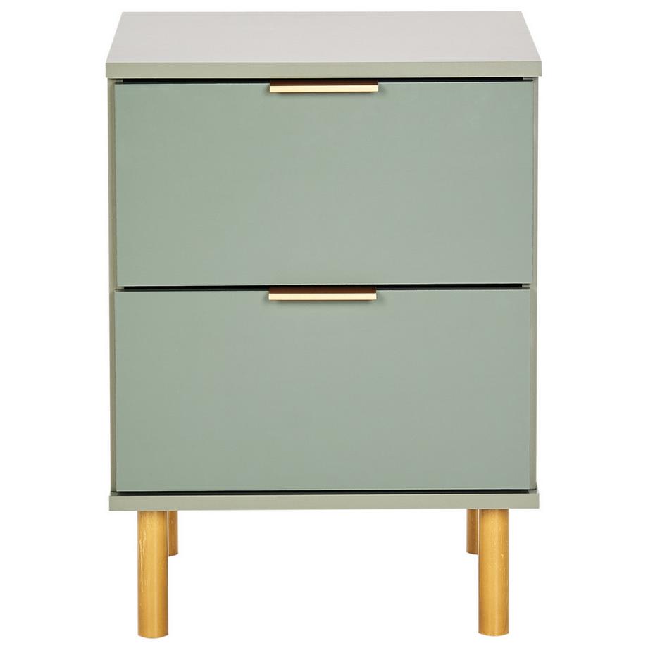 Beliani Comodino 2 cassetti en Pannello di fibre (LDF)  WALPOLE  