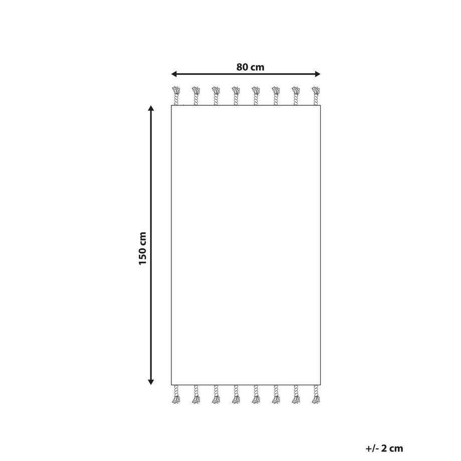 Beliani Tapis en Coton  ERAY  