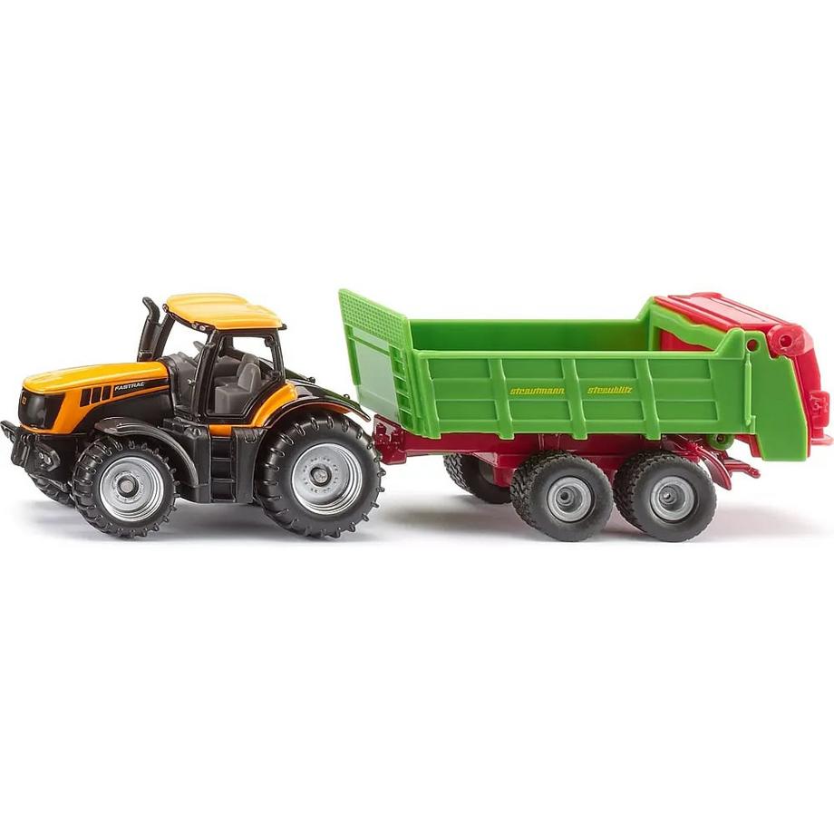 JCB mit Strautmann Universalstreuer