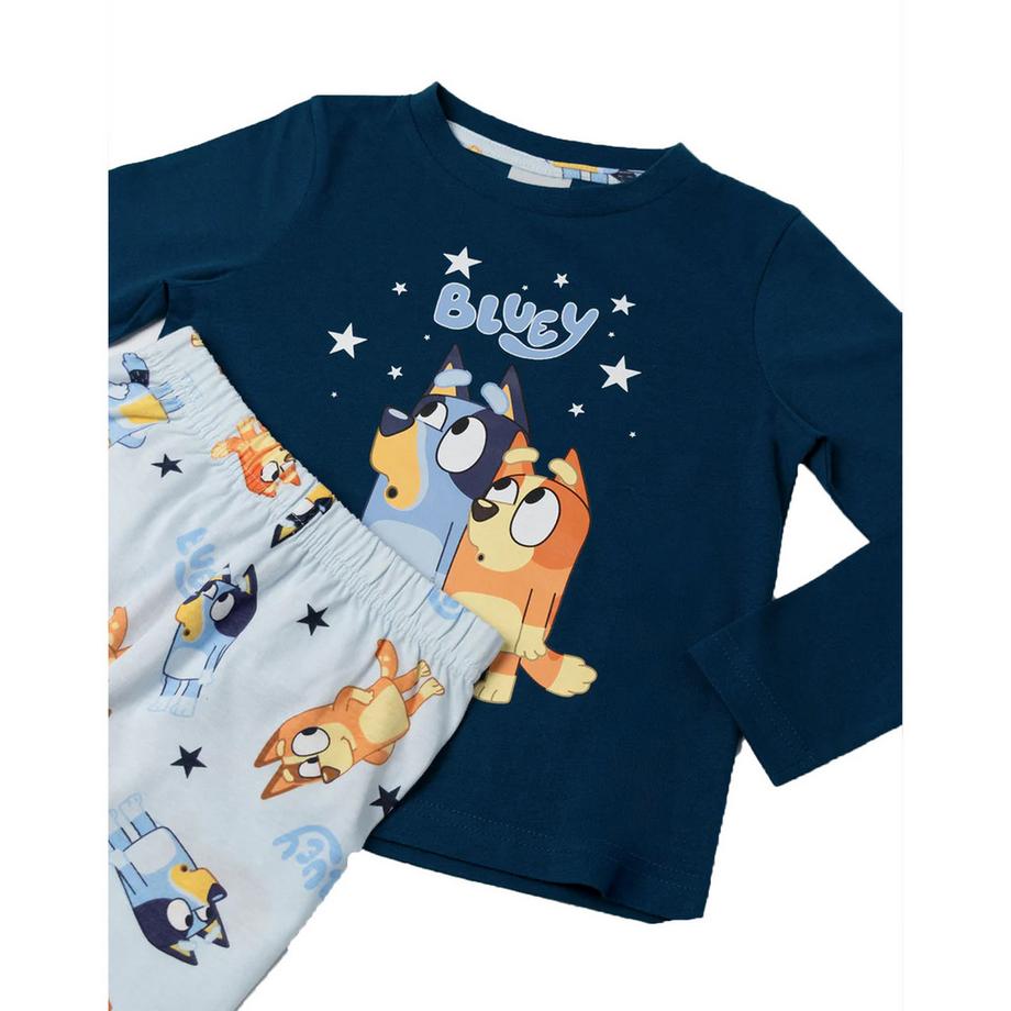 Bluey  Ensemble De Pyjama Long Motif Et Bingo Family 