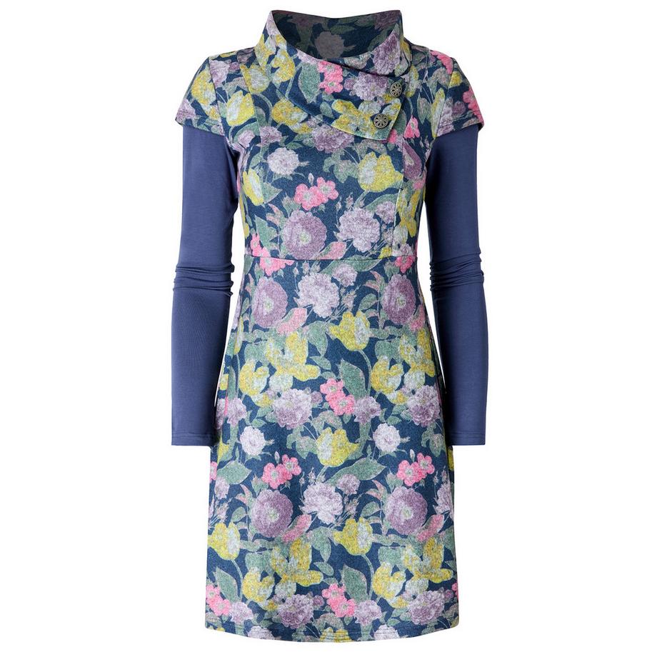 Joe Browns Tunica Jacquard Stampa Floreale Effetto Stratificato Collo Alto  