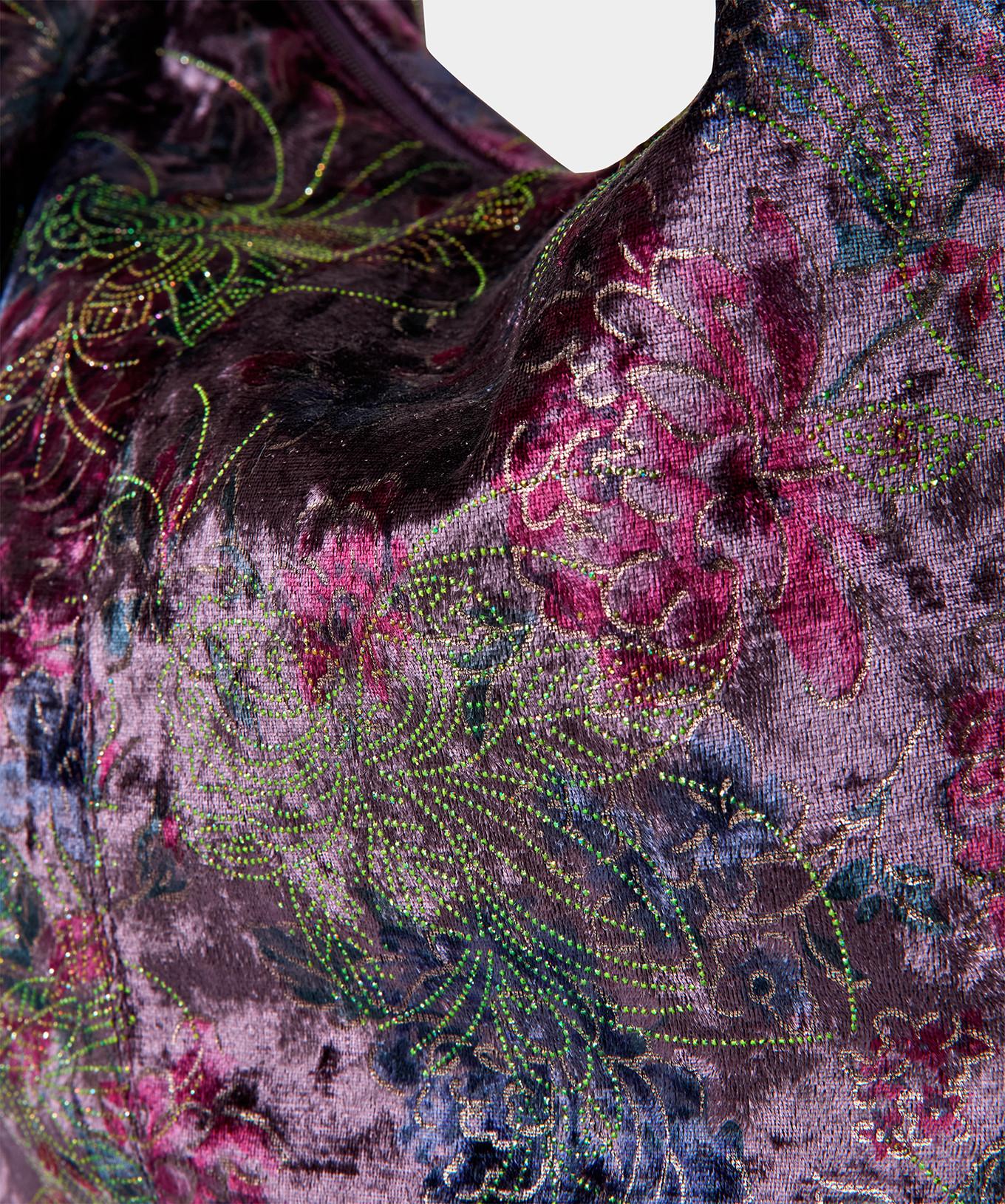 Joe Browns Borsa Boho in velluto motivo floreale  