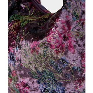 Joe Browns Borsa Boho in velluto motivo floreale  