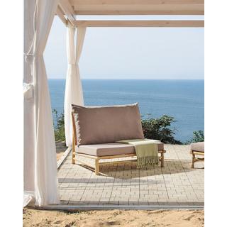 Beliani Lot de 2 chaises en Bambou Rustique TODI  