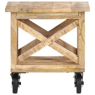 VidaXL Table d'appoint bois  