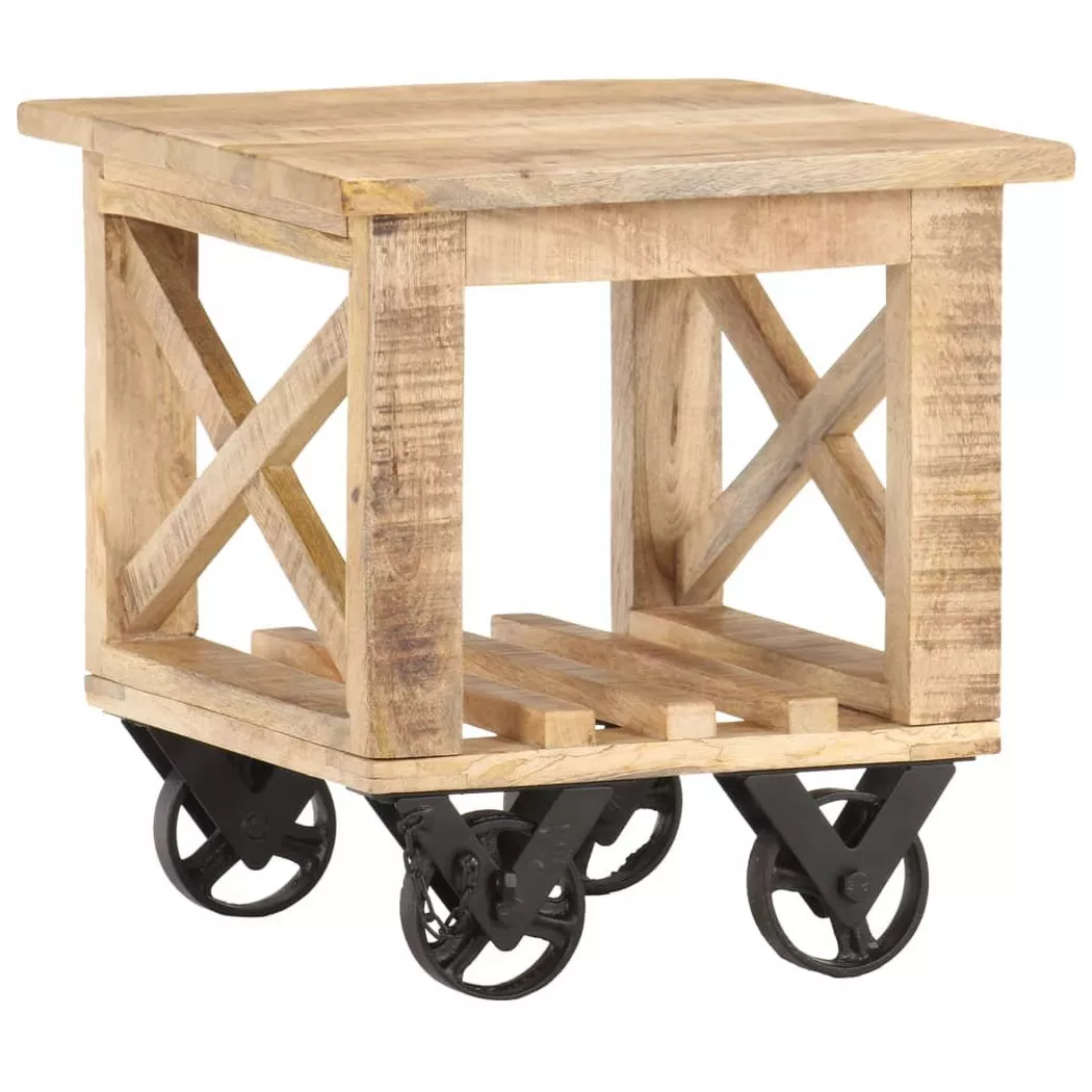 VidaXL - Table d'appoint bois, One Size, Marron