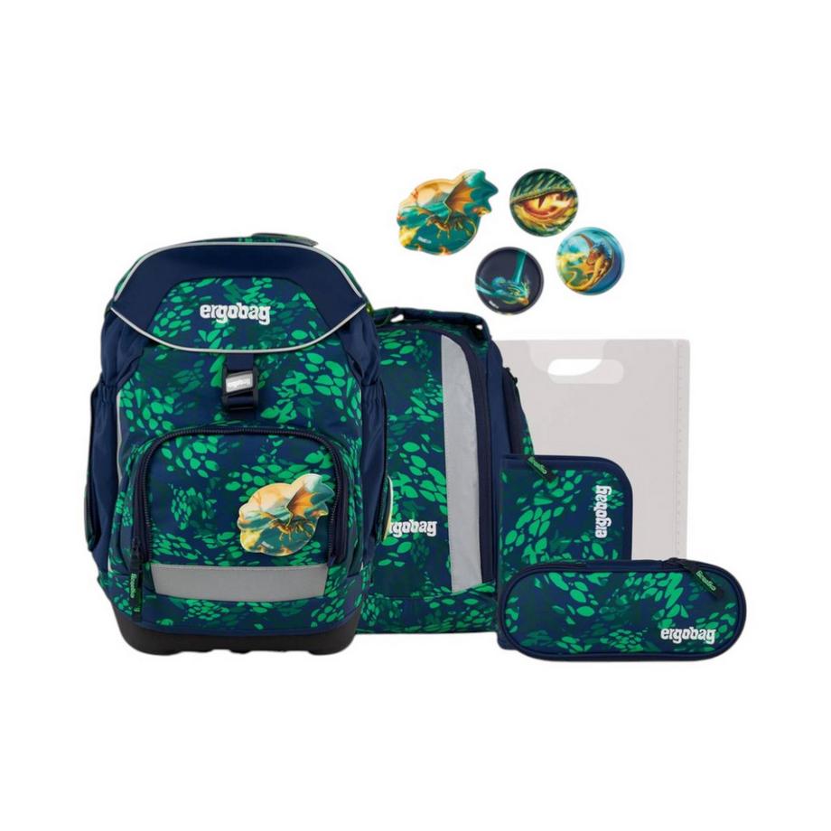 Ergobag Pack - Schulrucksack Set 6-teilig DrachenbezwingBär