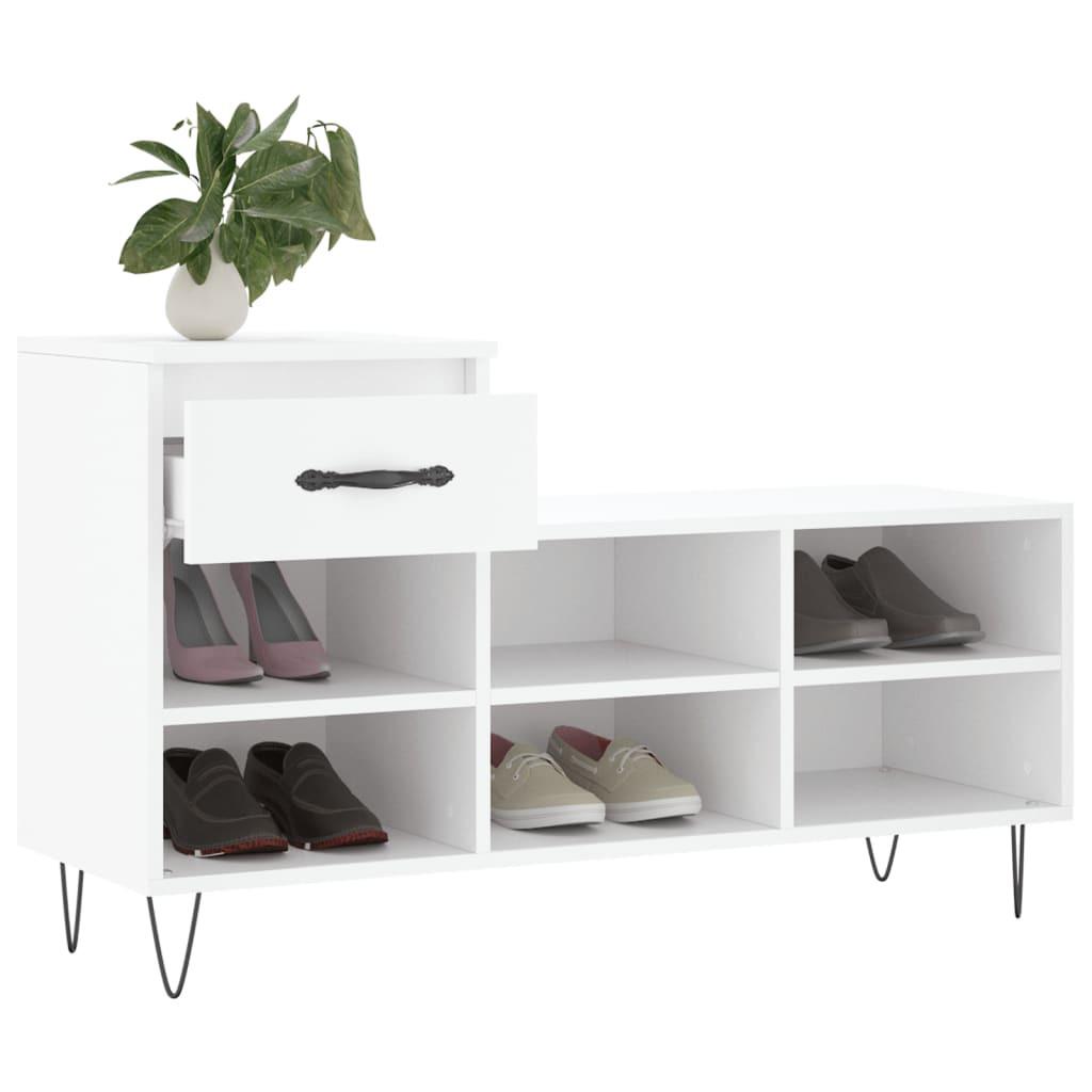 VidaXL Armoire à chaussures bois d'ingénierie  