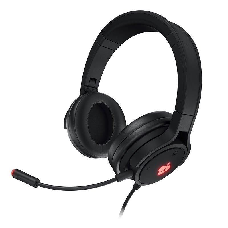 Cherry  CHERRY JA-2200 Casque Avec fil Arceau Jouer Noir 