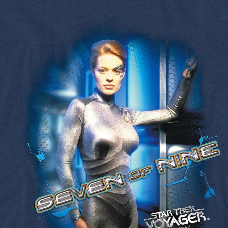 Star Trek Seven of Nine Grafikdruck T-Shirt  
