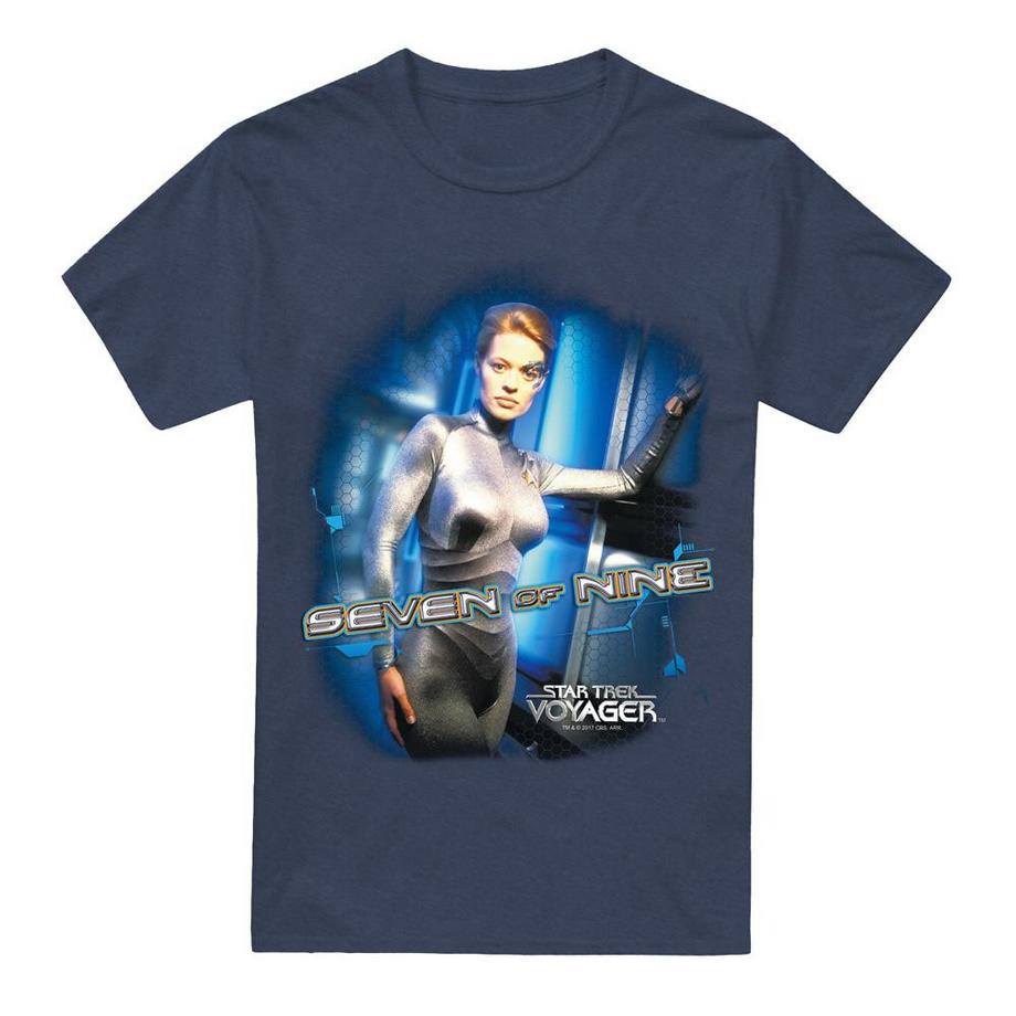 Star Trek Seven of Nine Grafikdruck T-Shirt  