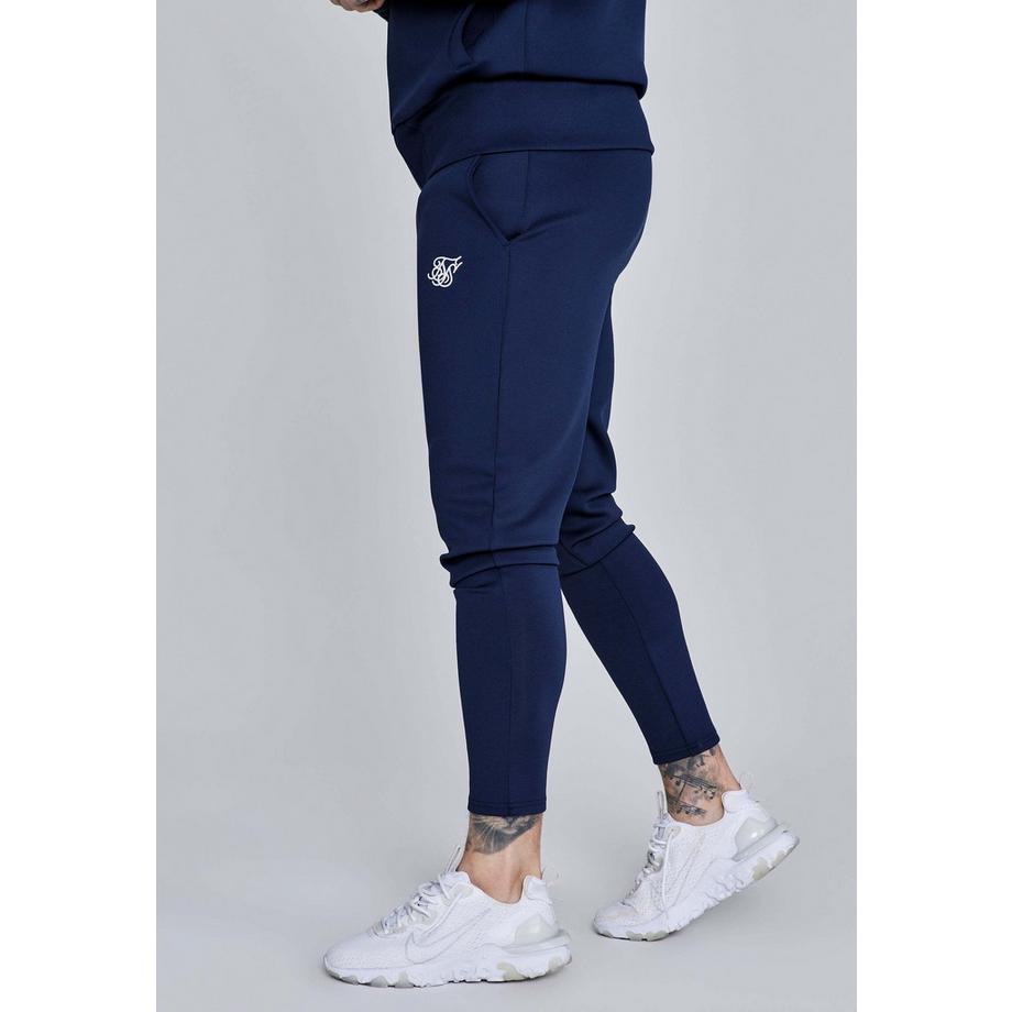 Sik Silk Essentials Poly Joggers Coupe Muscle Fit  