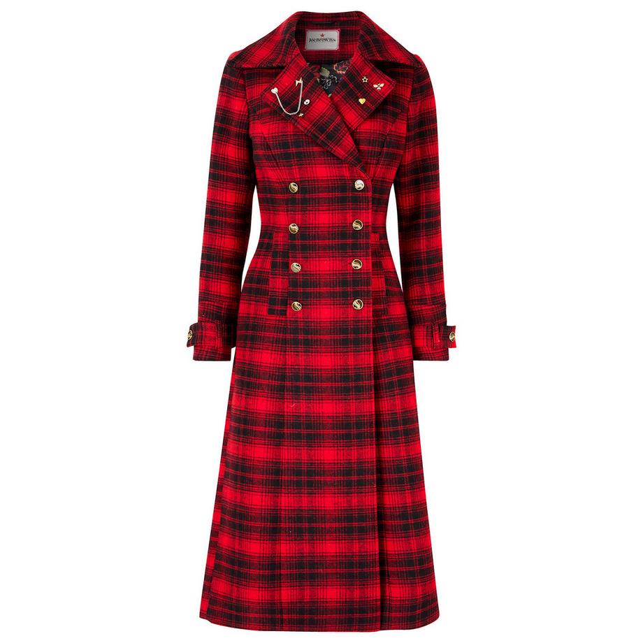 Joe Browns Cappotto Maxi Classico a Quadri  