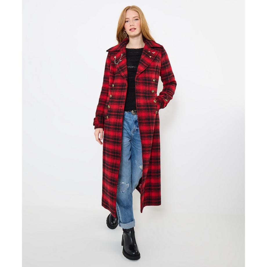 Joe Browns Cappotto Maxi Classico a Quadri  