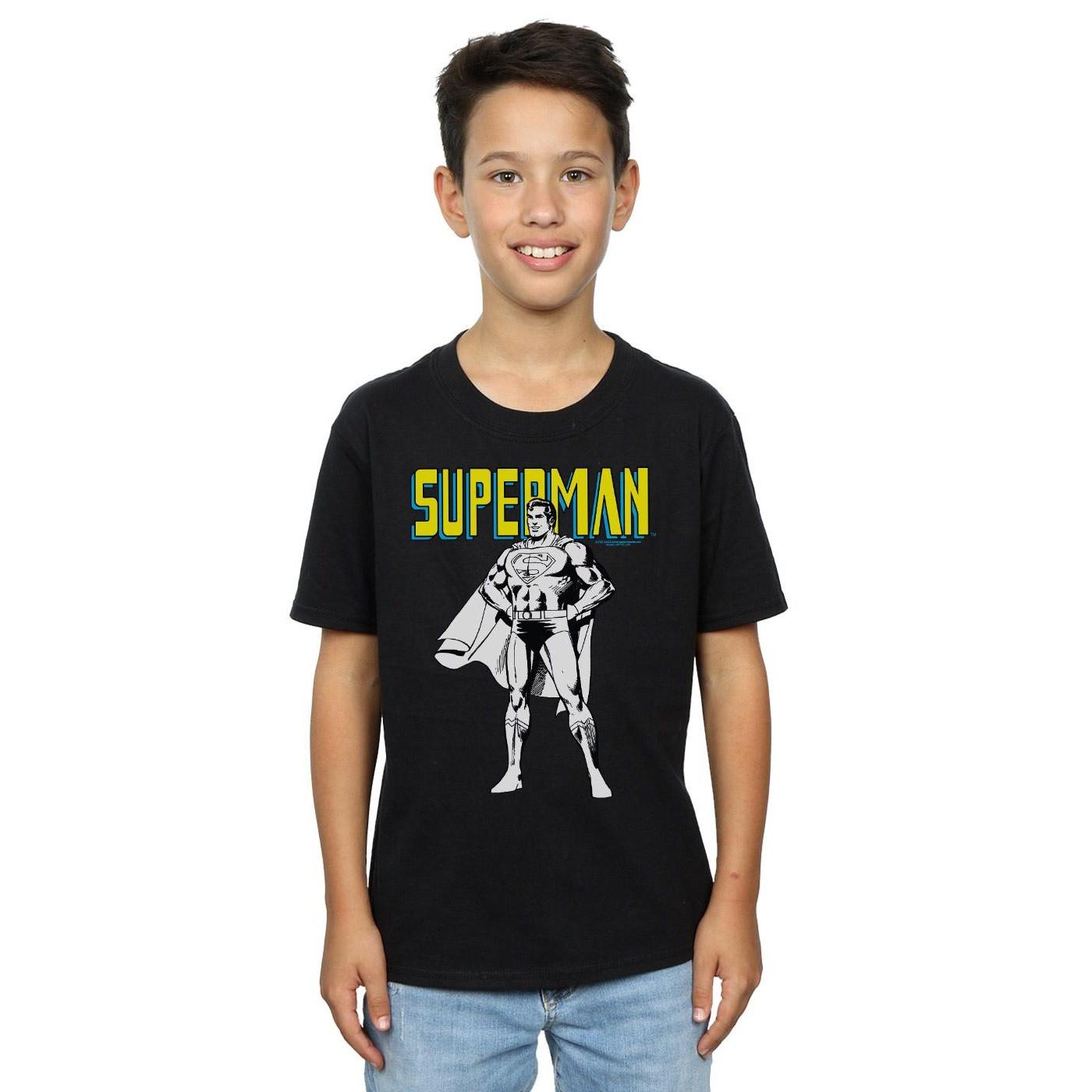 DC COMICS  Superman Mono Action Pose TShirt 