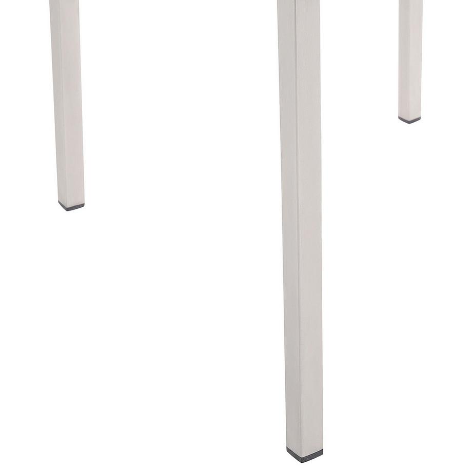 Beliani Garten-Essgruppe für 8 Personen aus Granit Industriell GROSSETO  