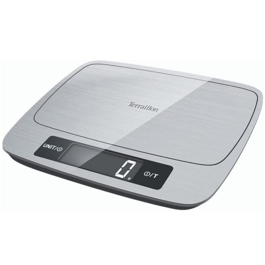 Terraillon My Cook 15 Flache Küchenwaage Grau