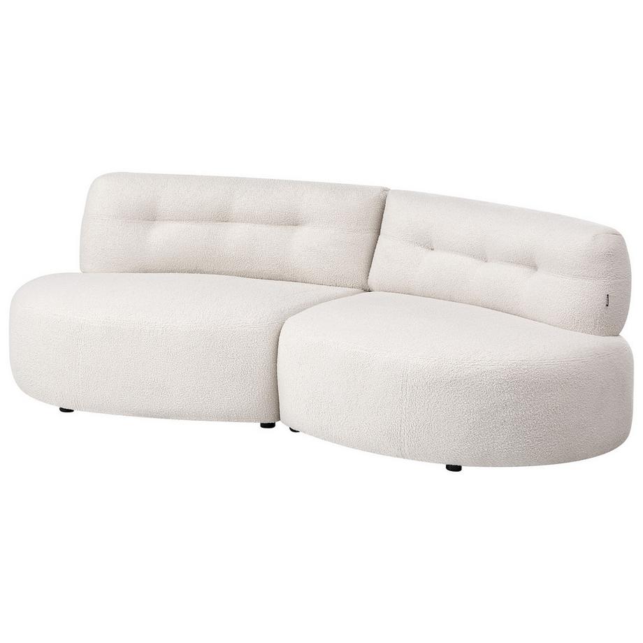 Beliani Canapé 3 places en Bouclé Moderne LAERDAL  