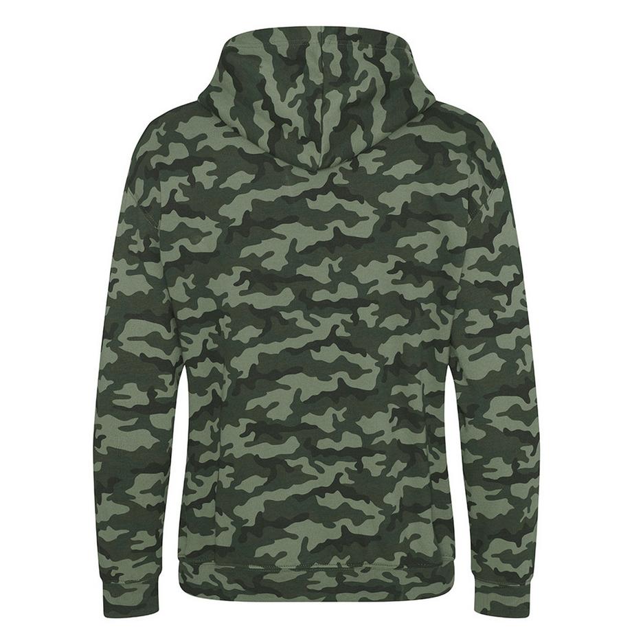 AWDis Sweat à Capuche Camouflage Imprimé Intégral  