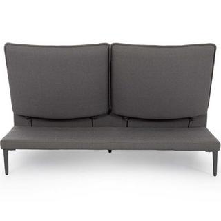 mutoni Sonnenliege Viper 2-Sitzer anthrazit  