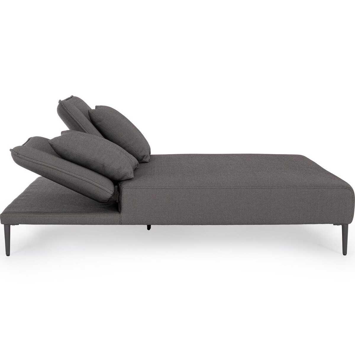 mutoni Sonnenliege Viper 2-Sitzer anthrazit  