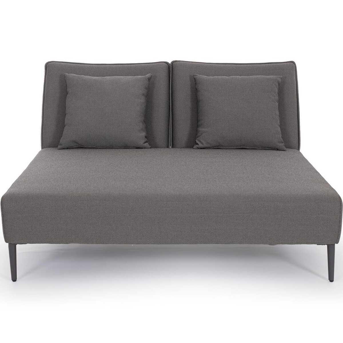 mutoni Sonnenliege Viper 2-Sitzer anthrazit  