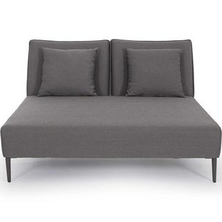 mutoni Sonnenliege Viper 2-Sitzer anthrazit  