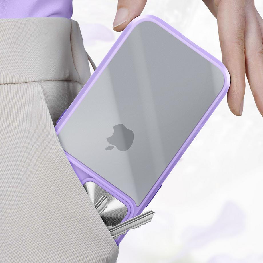 Avizar  Hülle iPhone 16 Pro Max Rand Violett 