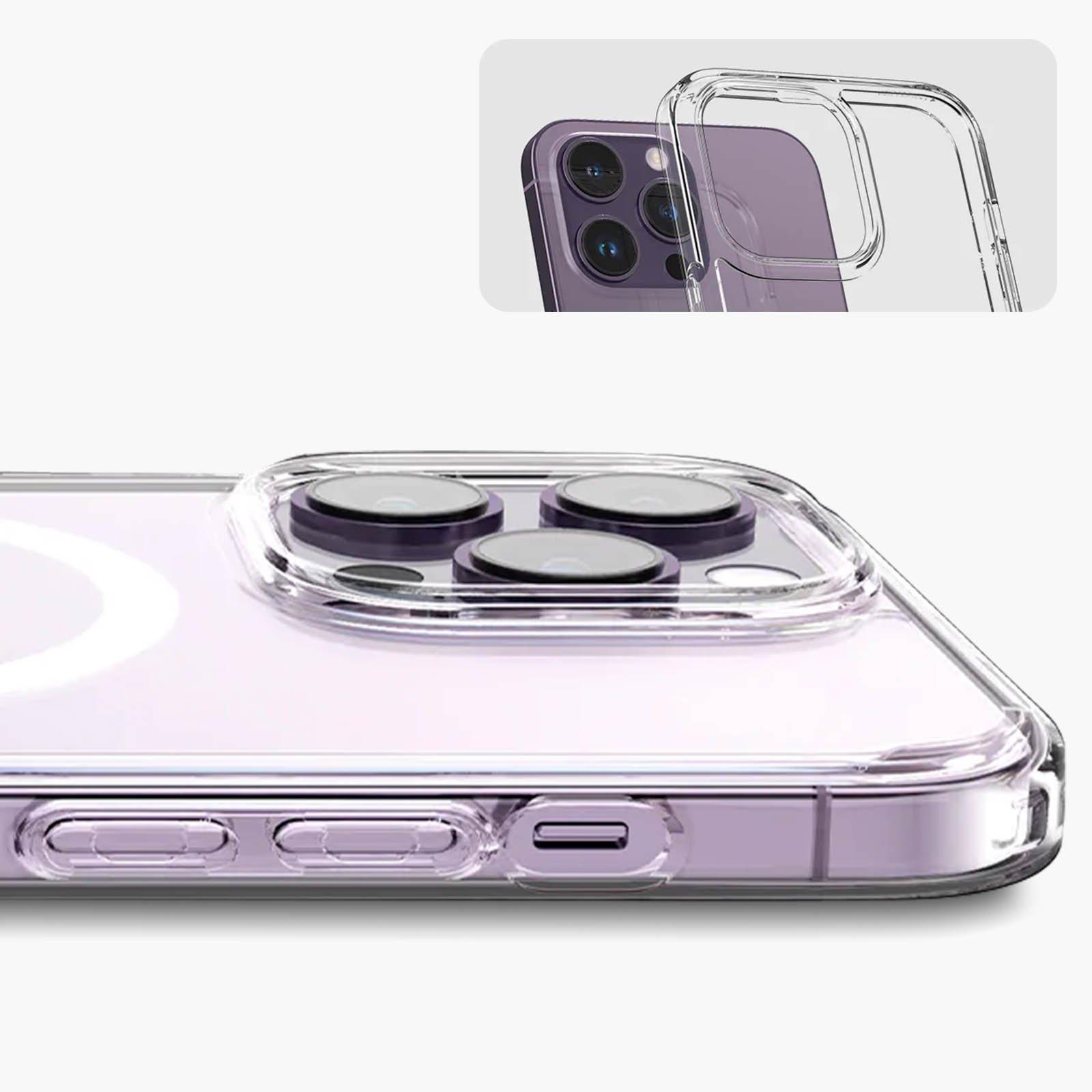 spigen  iPhone 14 Pro Max Handy-Schutzhülle 17 cm (6.7 Zoll) Cover Transparent, Weiß 