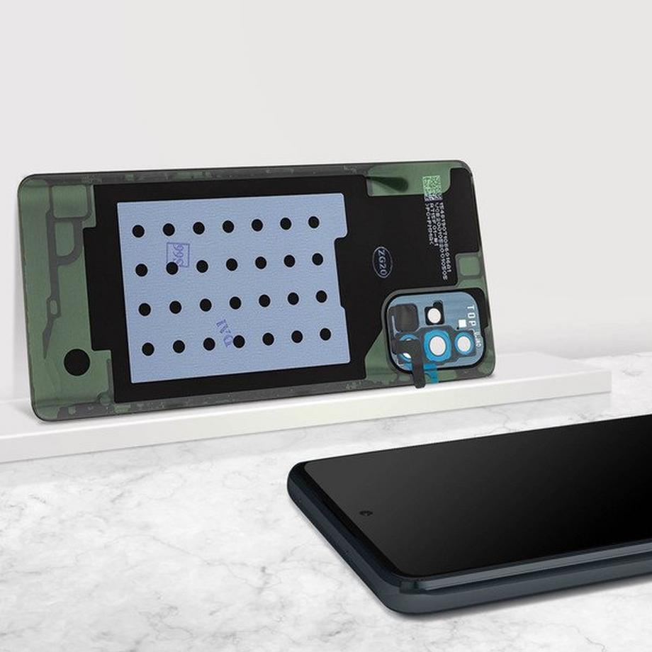 SAMSUNG  Copri Batteria Origine Samsung A71 Nero 