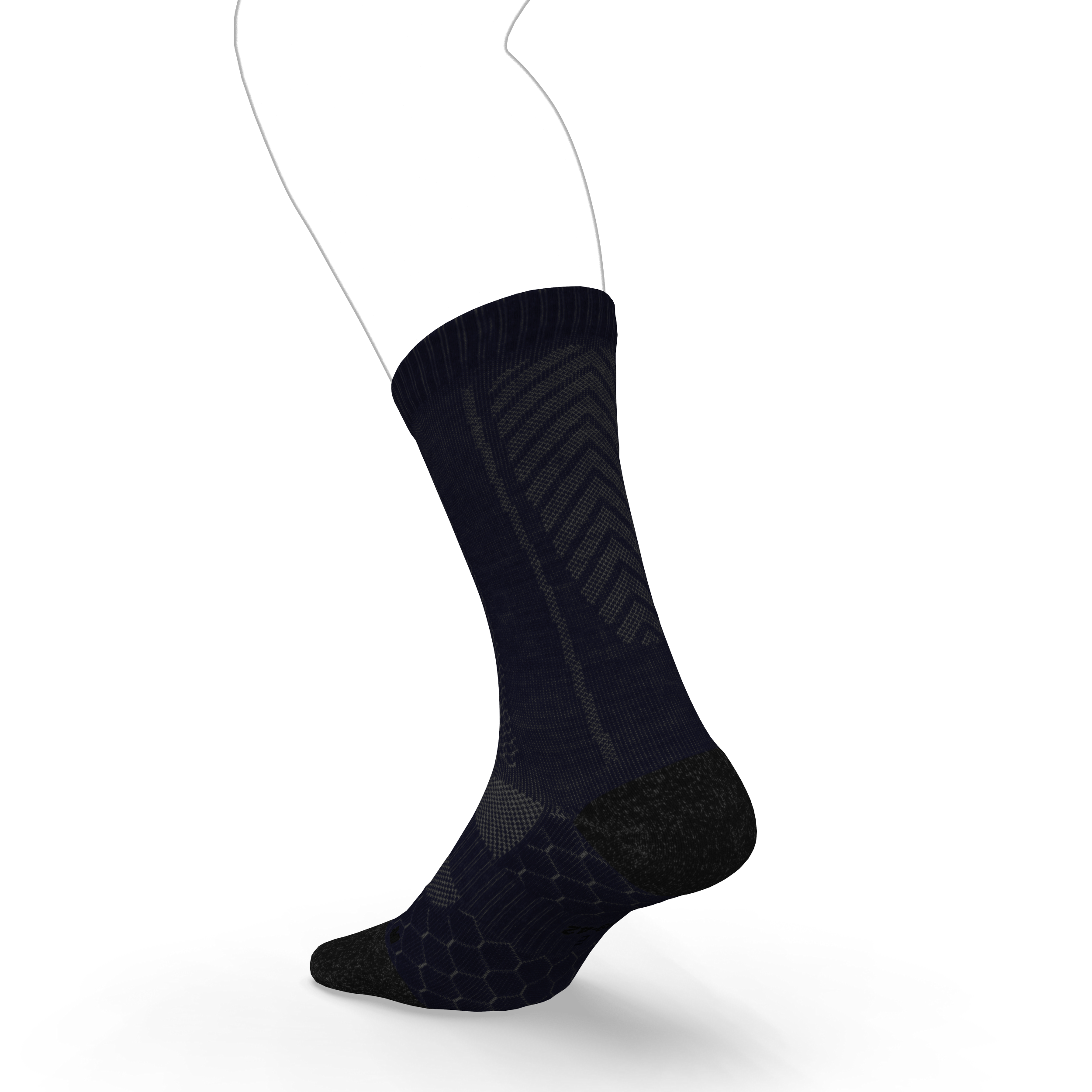 KIPRUN Run 900 Mid Merinowolle Laufsocken  