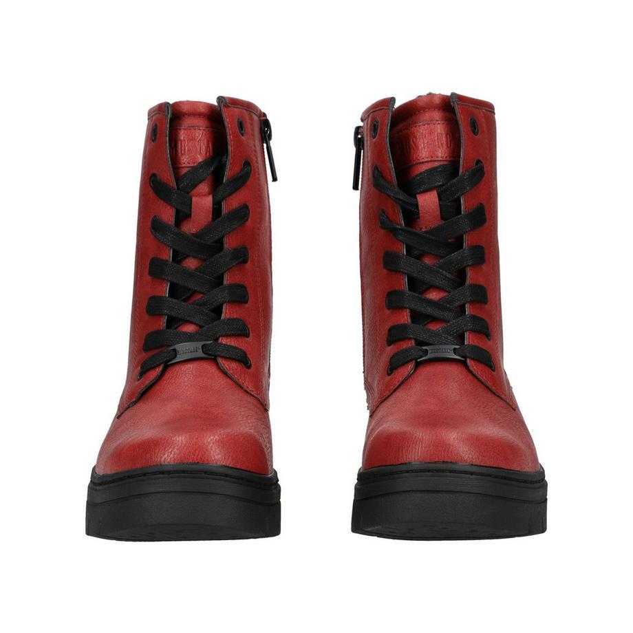 Mustang Bottines à lacets avec fermeture éclair latérale  