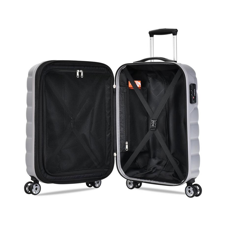 Probeetle by Eminent  Voyager VII Expandable Handgepäck Koffer 4 Rollen Silber 