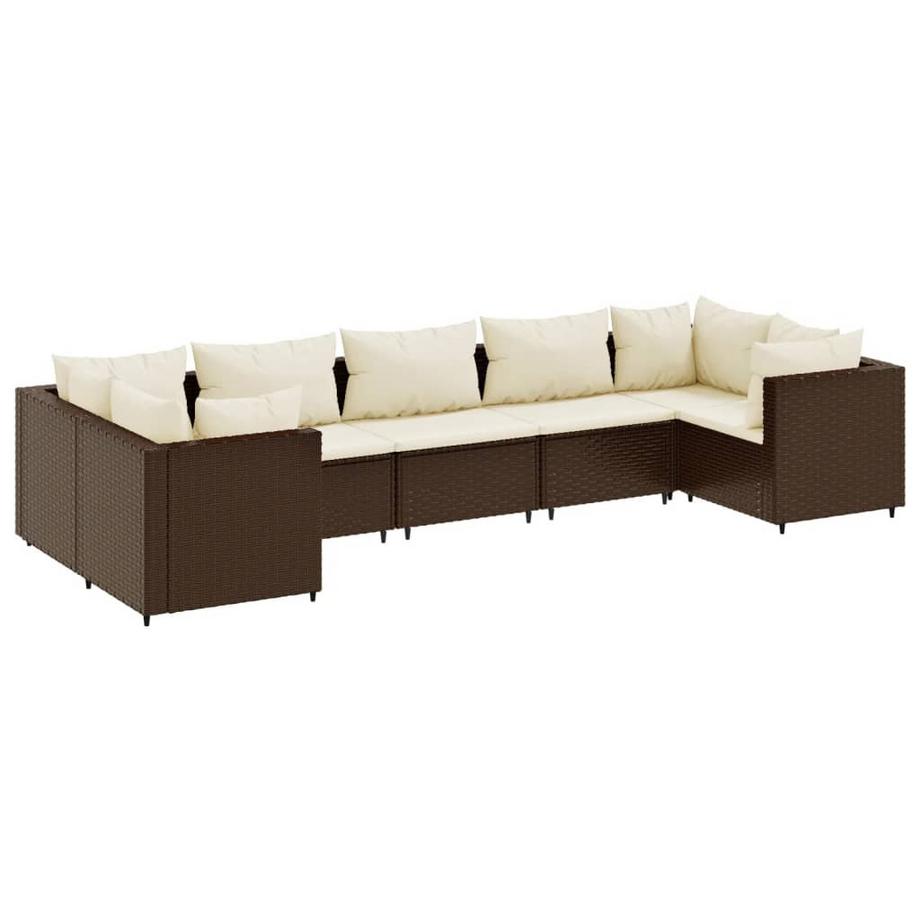 set salotto da giardino Polirattan