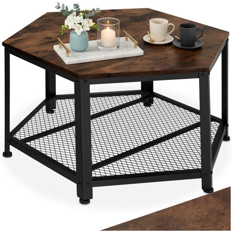 Table basse salon NORWICH style industriel