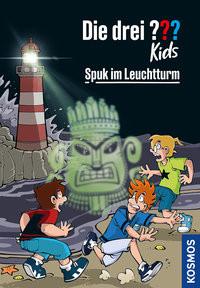 Die drei ??? Kids, 92, Spuk im Leuchtturm Blanck, Ulf; Kampmann, Stefani (Illustrationen) Copertina rigida 