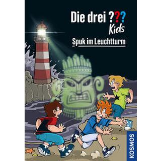 Die drei ??? Kids, 92, Spuk im Leuchtturm Blanck, Ulf; Kampmann, Stefani (Illustrationen) Copertina rigida 