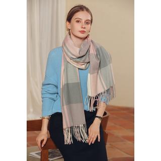 Only-bags.store  Winter Senior karierter Kaschmirschal, karierter Pashmina übergroßer Herbstschal Stolen 