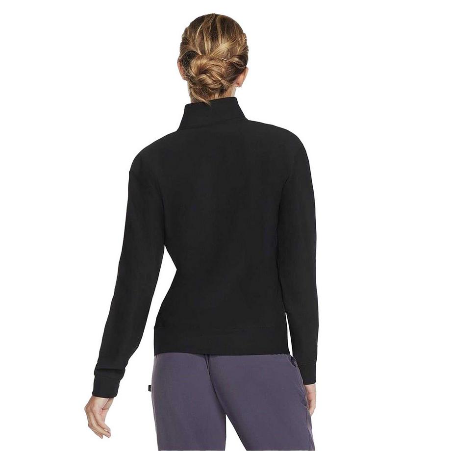 SKECHERS Goluxe SweaT-Shirt, Mit Kurzem Reißverschluss, Gerippt  