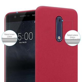 Cadorabo  Hülle für Nokia 5 2017 Hard Case in Frosted Optik 