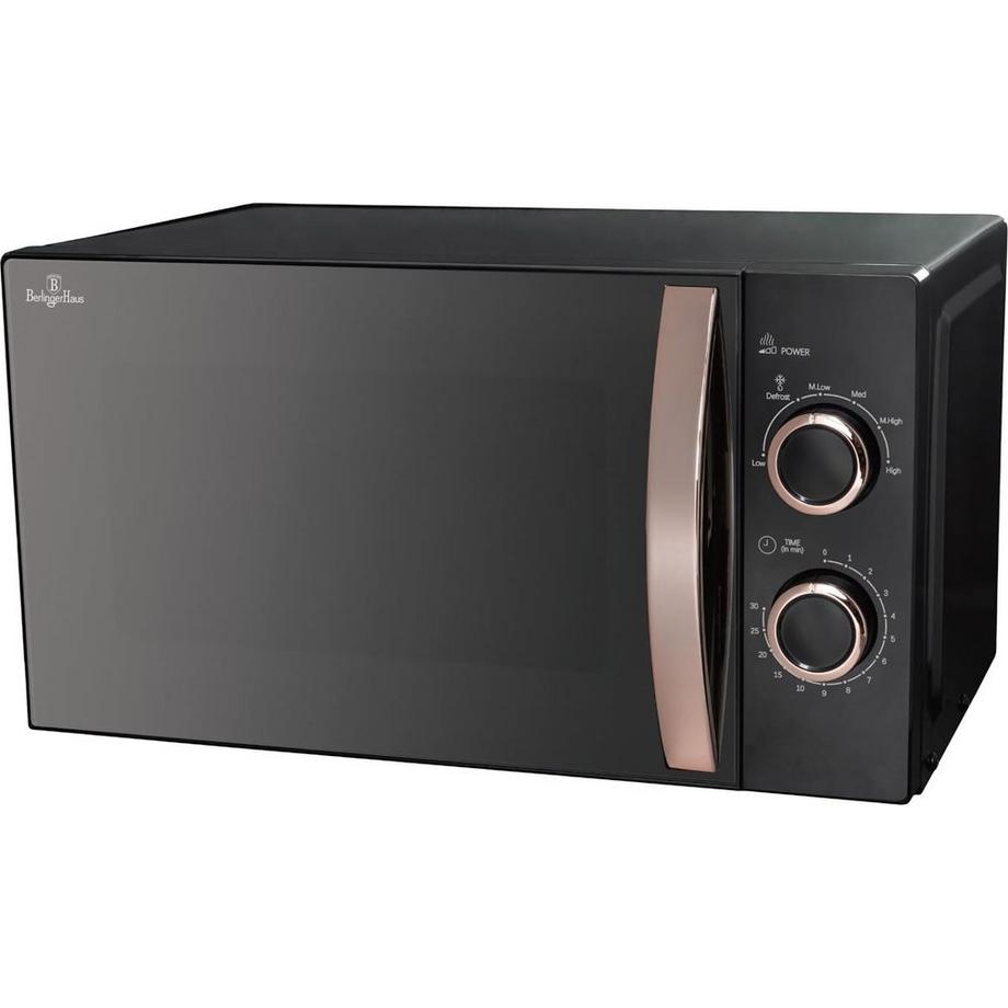 Berlinger Mikrowelle 20L 1200W Black Rose Collection  