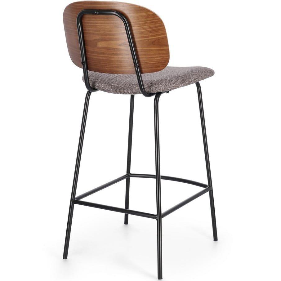 mutoni Tabouret de bar gris Sienne  