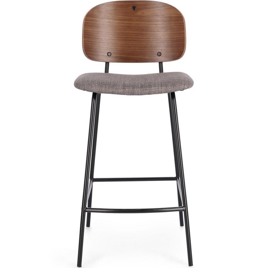 mutoni Tabouret de bar gris Sienne  