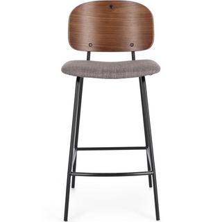 mutoni Tabouret de bar gris Sienne  