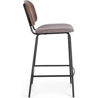 mutoni Tabouret de bar gris Sienne  